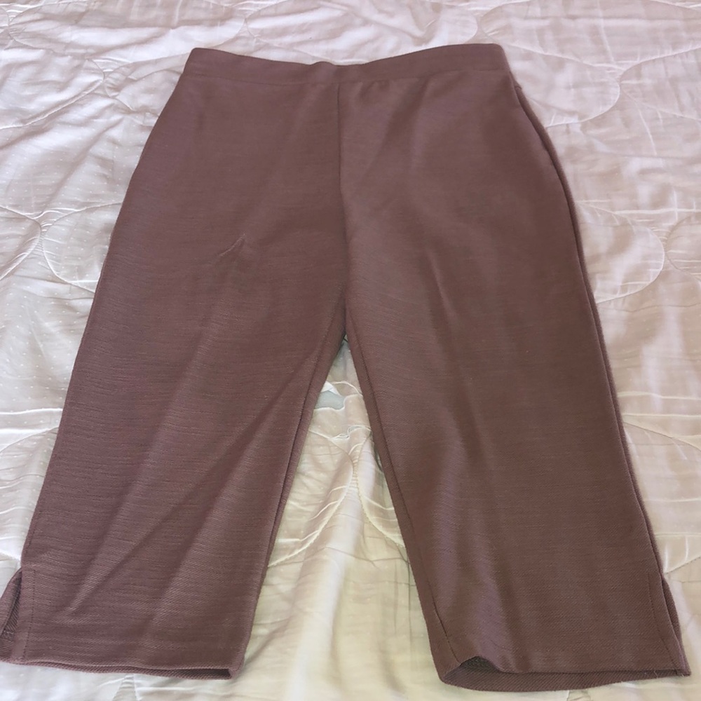 LoGo mocha colored dress capris